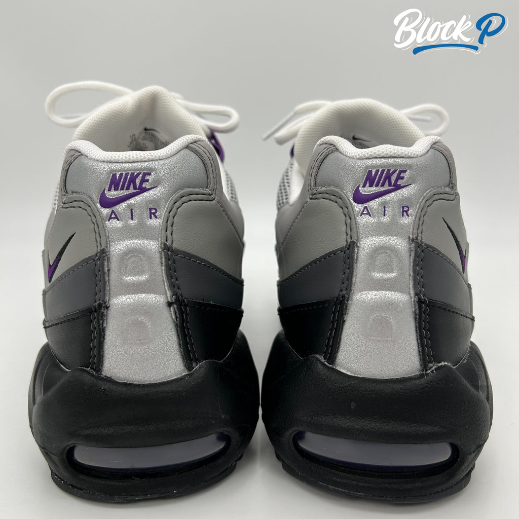 Nike Air Max 95 Disco Purple top-down view — Block P Liverpool