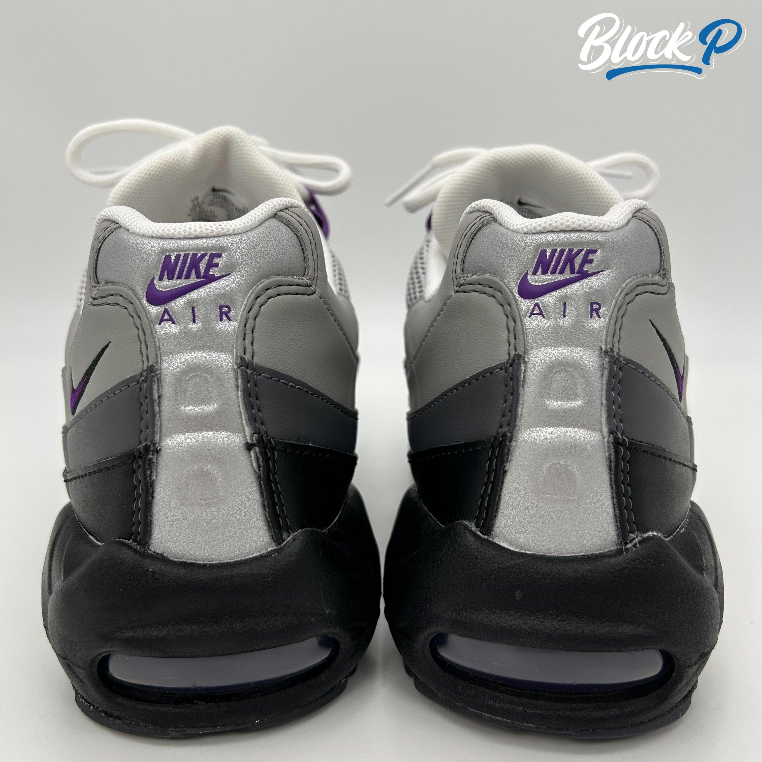 Nike Air Max 95 Disco Purple top-down view — Block P Liverpool