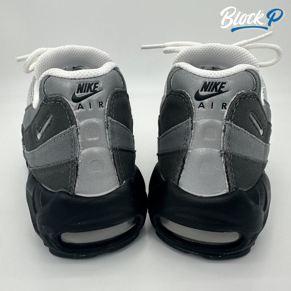 Nike Air Max 95 Grey Jewel No Box top-down view — Block P Liverpool