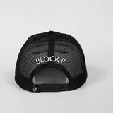 Block P White Cap