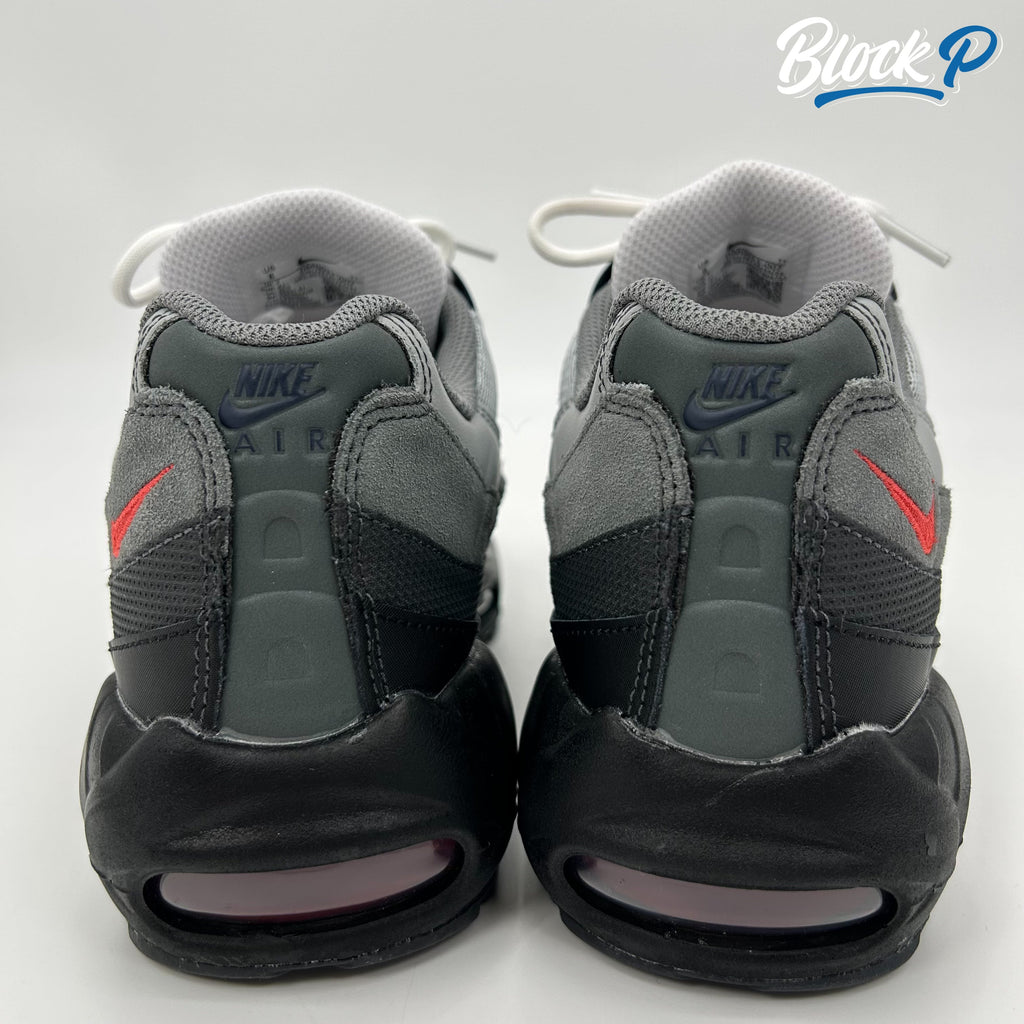 Nike Air Max 95 Track Red No Box top-down view — Block P Liverpool