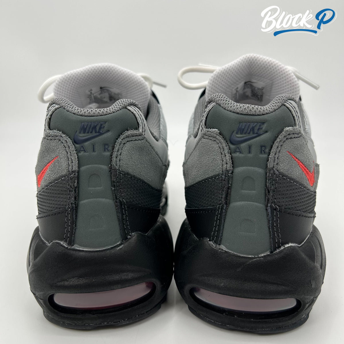 Nike Air Max 95 Track Red No Box top-down view — Block P Liverpool
