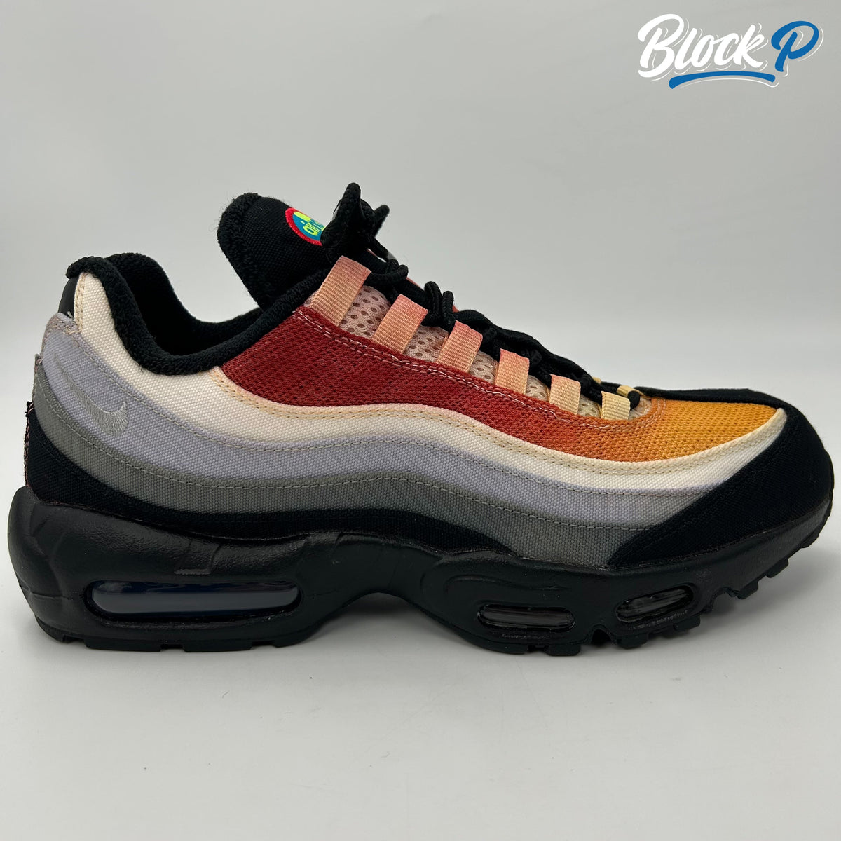 Nike Air Max 95 Lorenz OG Volcano side profile — Block P Liverpool
