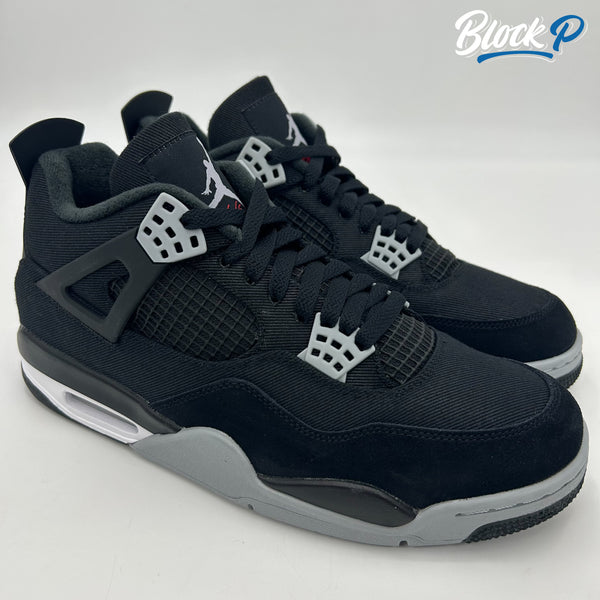 Nike Jordan 4 Black Canvas