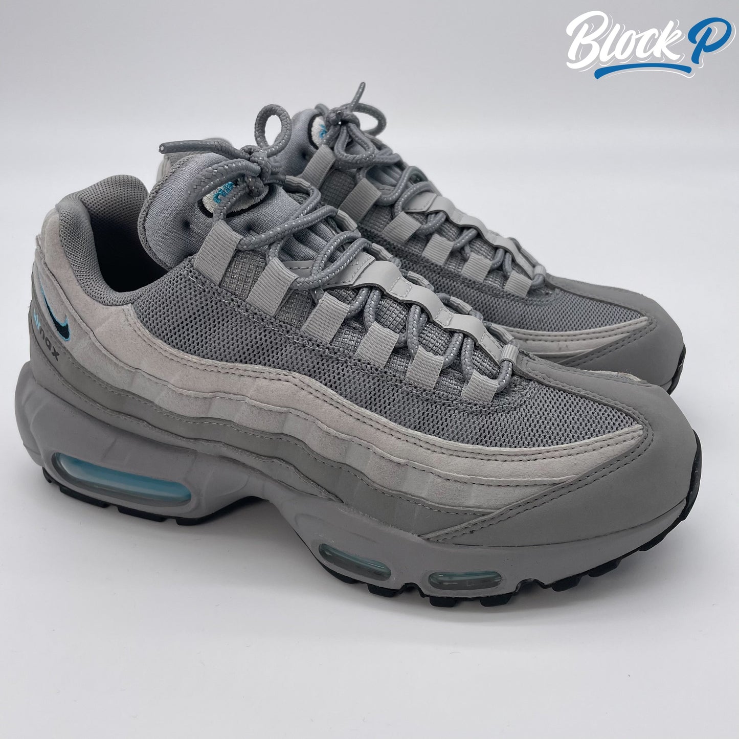 Nike Air Max 95 Retro Logo Gris Aqua