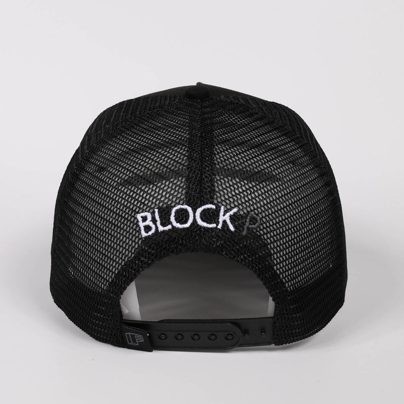Block P Grey Cap