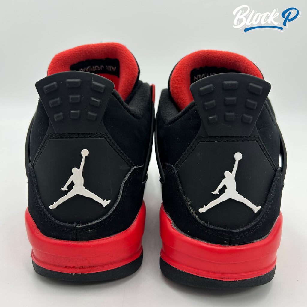 Nike Jordan 4 Red Thunder top-down view — Block P Liverpool