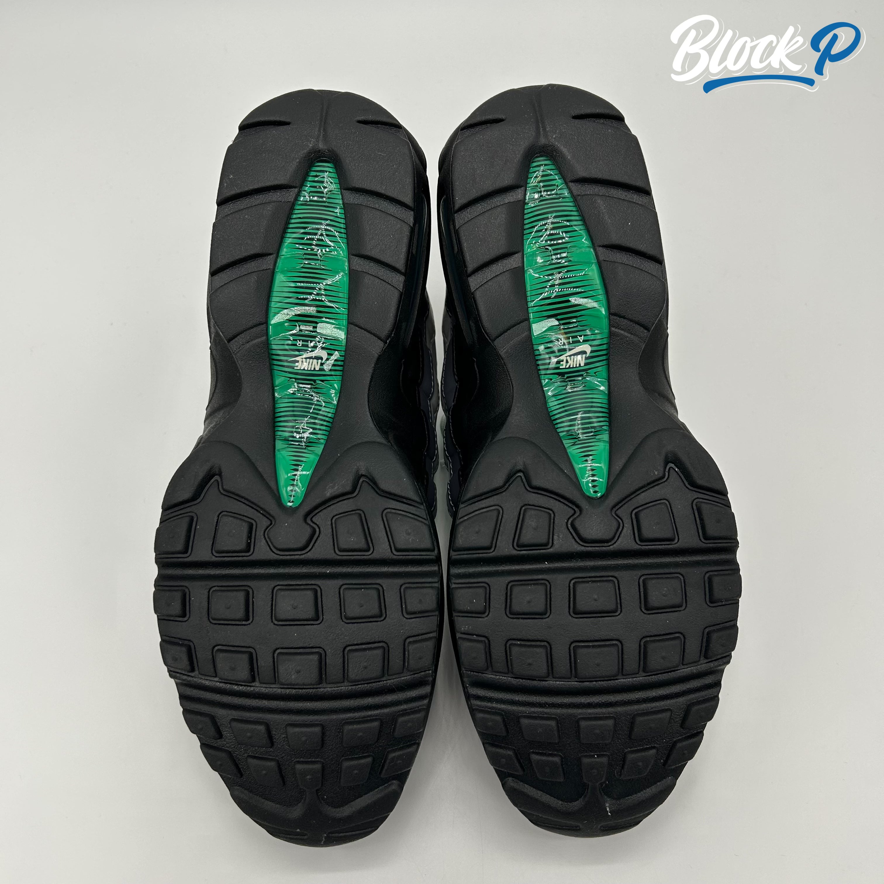 Nike Air Max 95 Stadium Green sole detail — Block P Liverpool