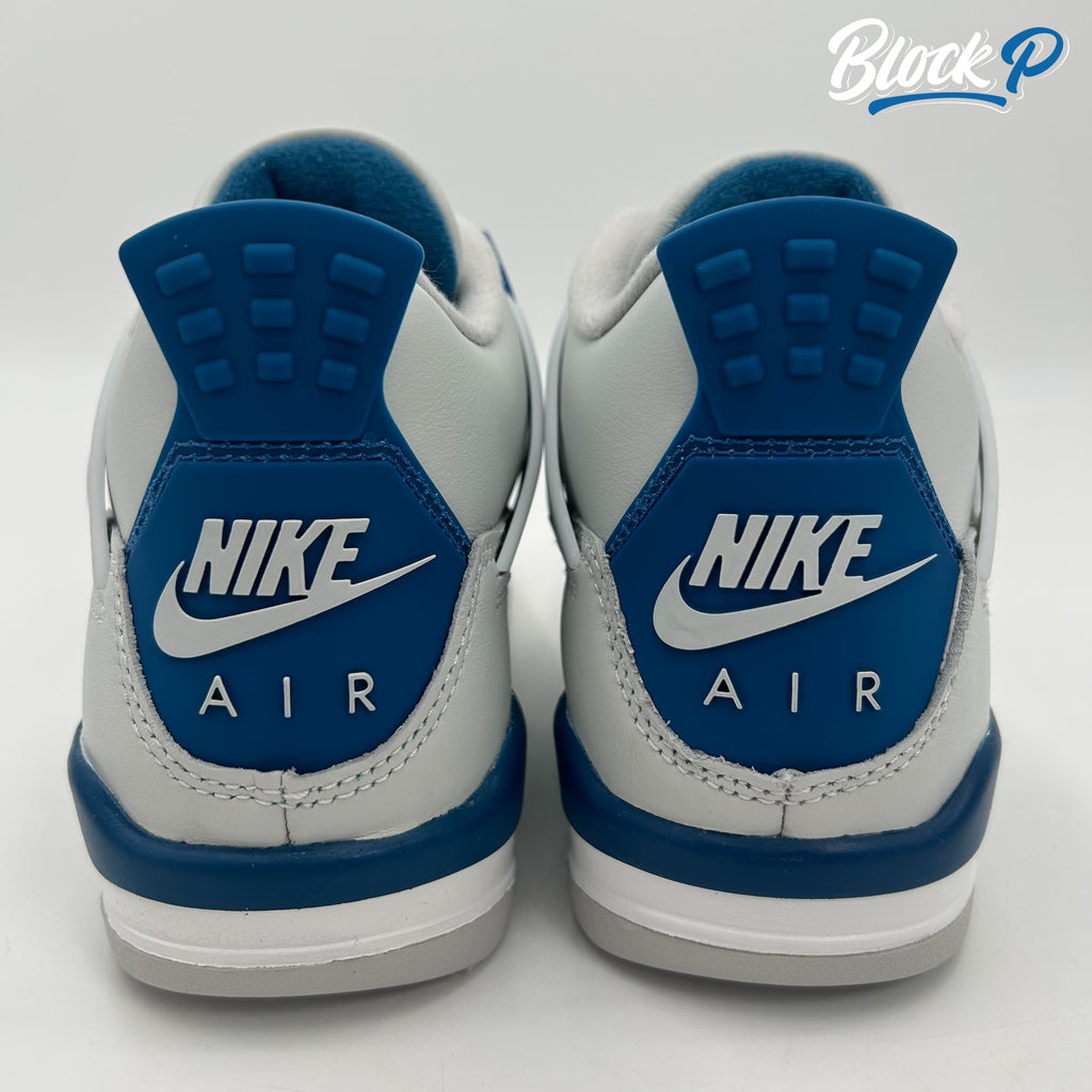 Nike Jordan 4 Military Blue (GS) top-down view — Block P Liverpool