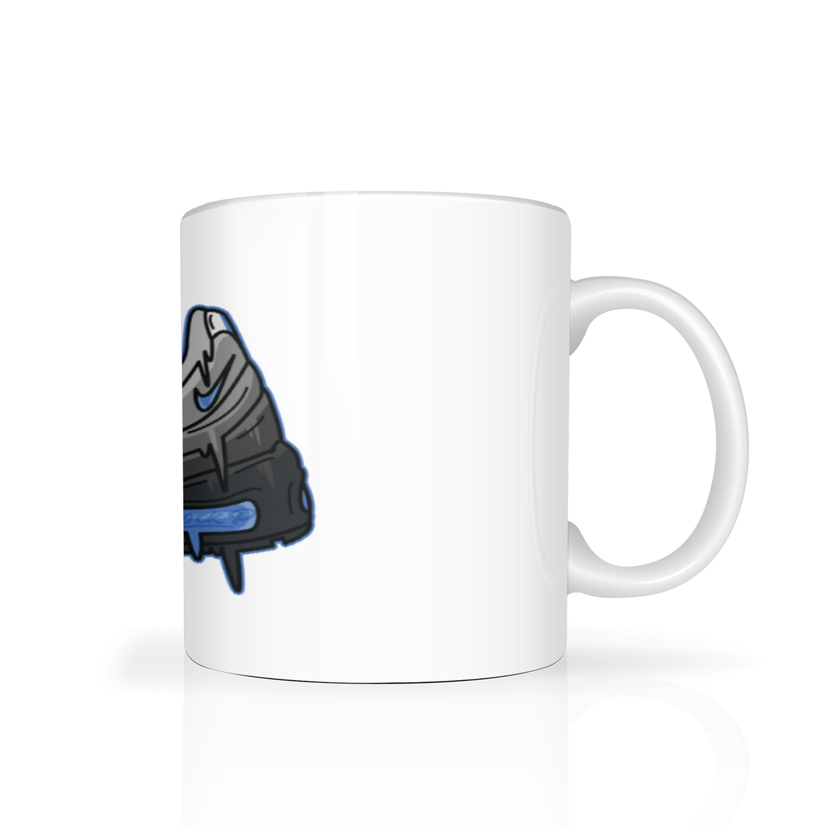 AM95 110 Blue Mug angle view — Block P Liverpool