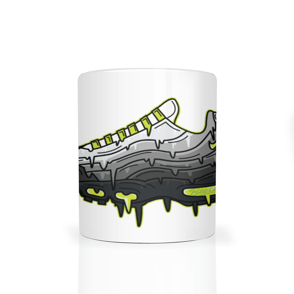 AM95 110 Neon Mug — available at Block P Liverpool, 36 Renshaw Street L1 4EF