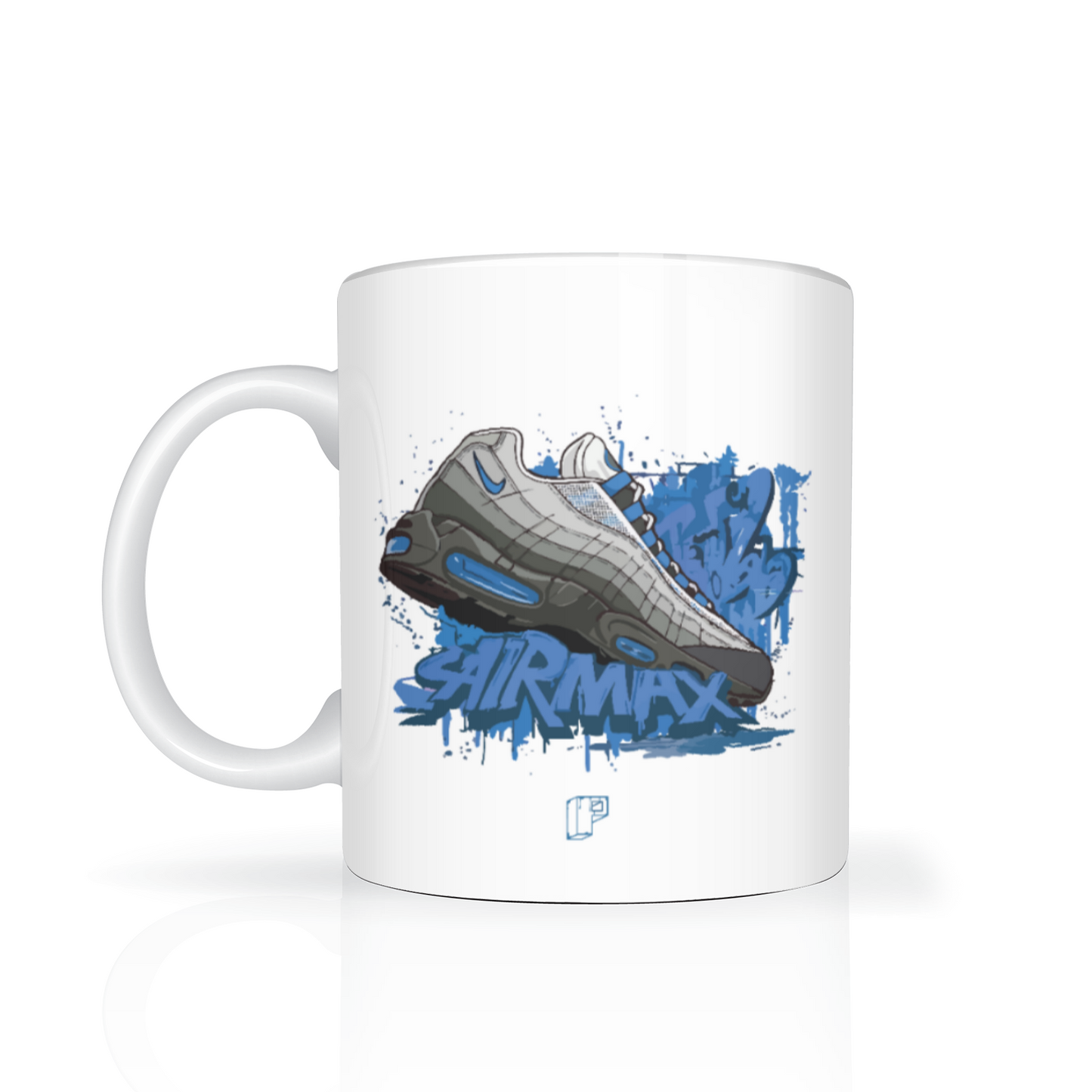 BLOCK P BLUE MUG