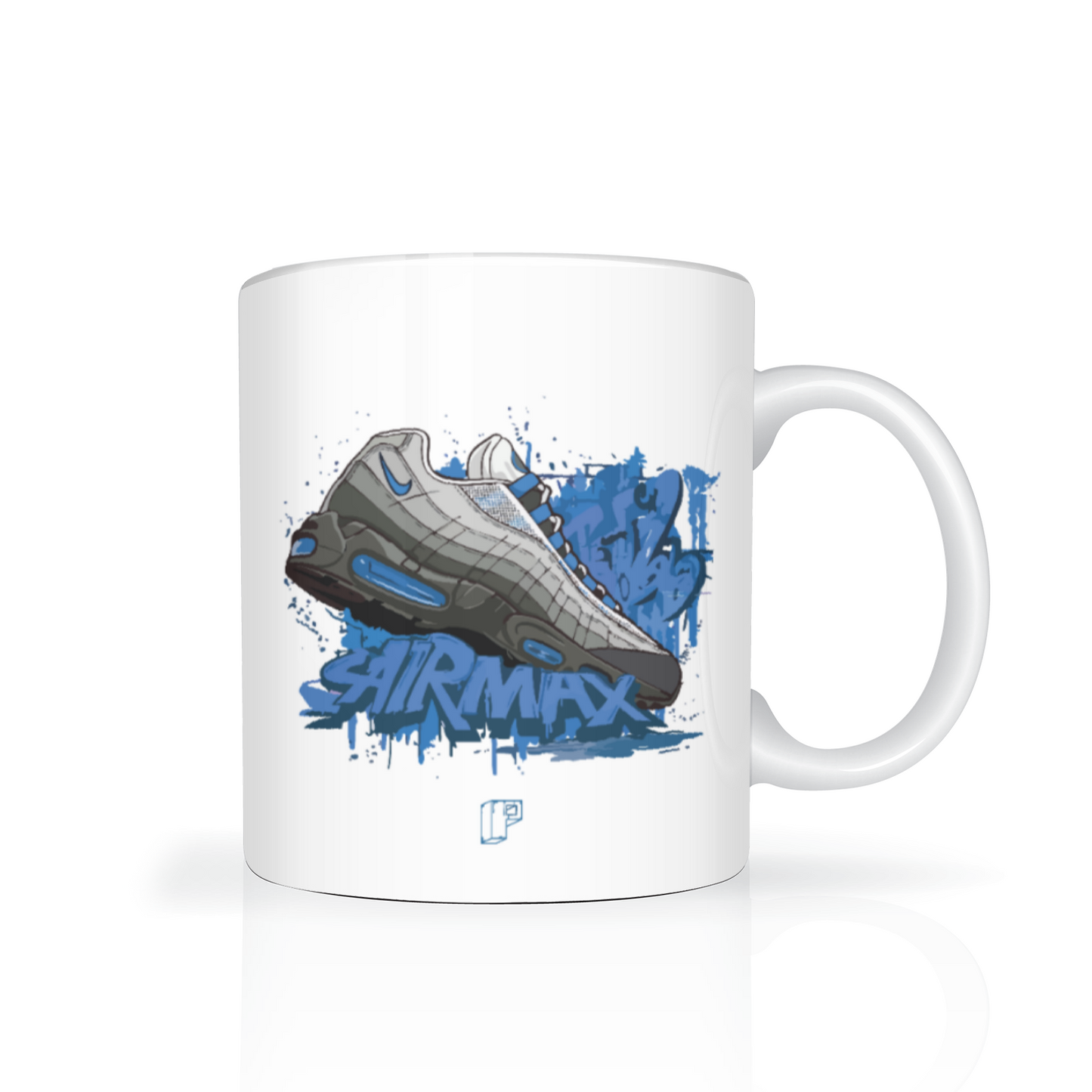BLOCK P BLUE MUG