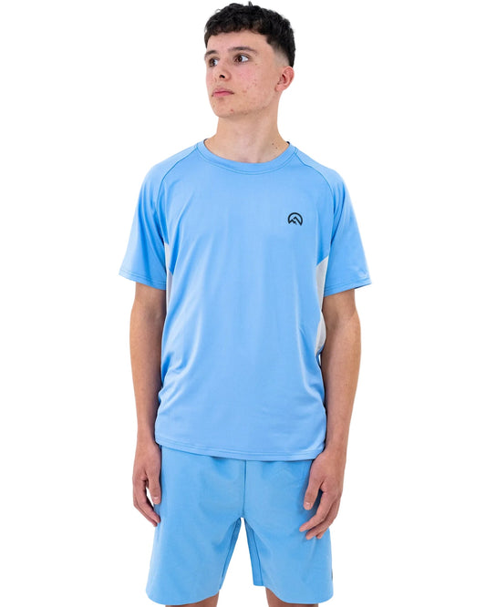 SS26 Tech T-Shirt - Baby Blue/Ice