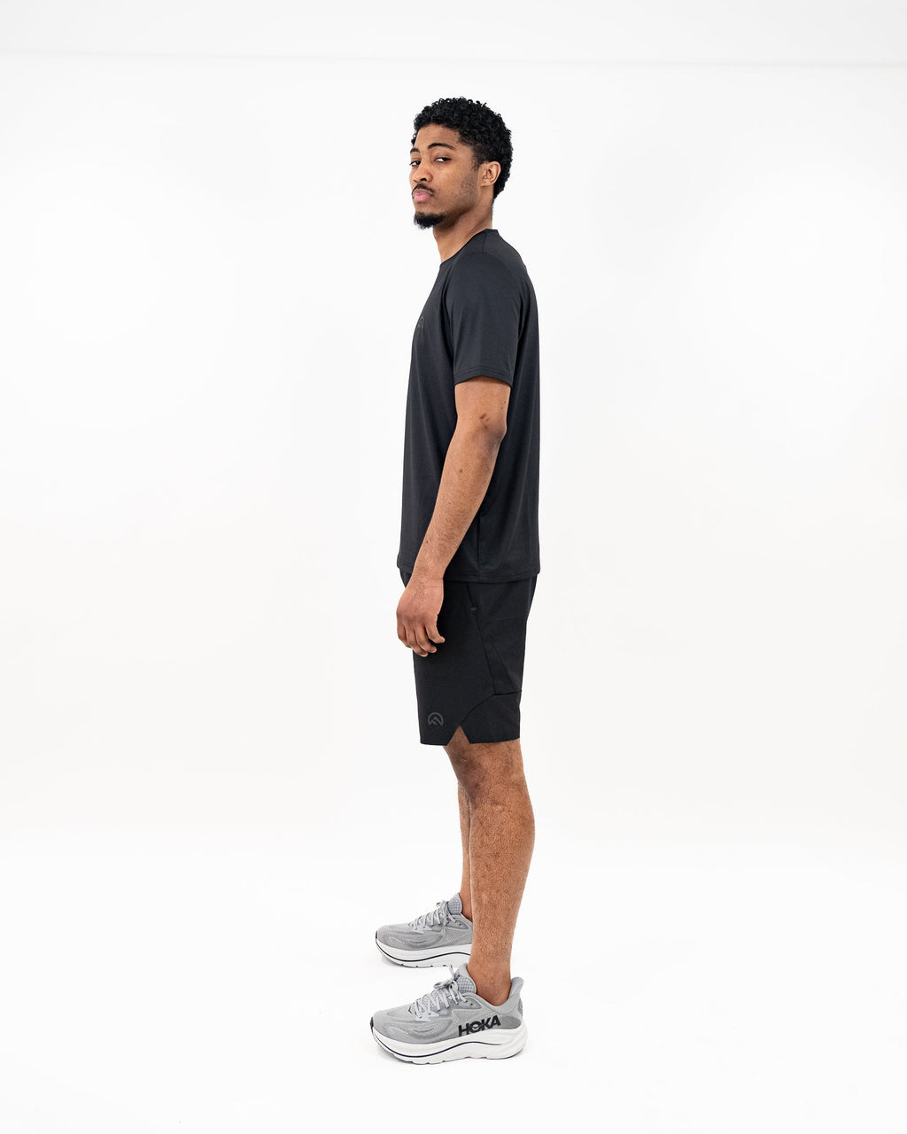 SS26 Left Chest Logo T-Shirt - Black/Graphite