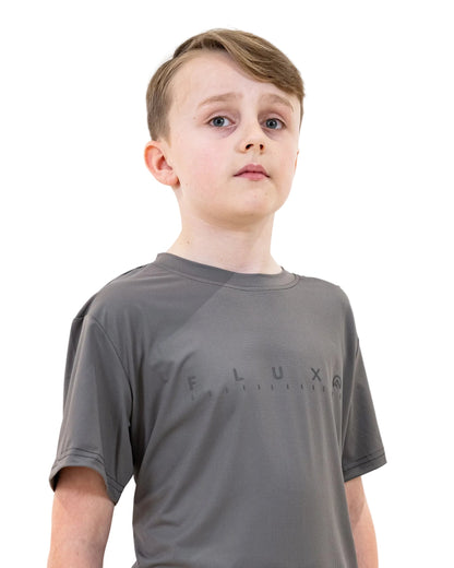 Junior SS26 Graphic Logo - Grey/Slate