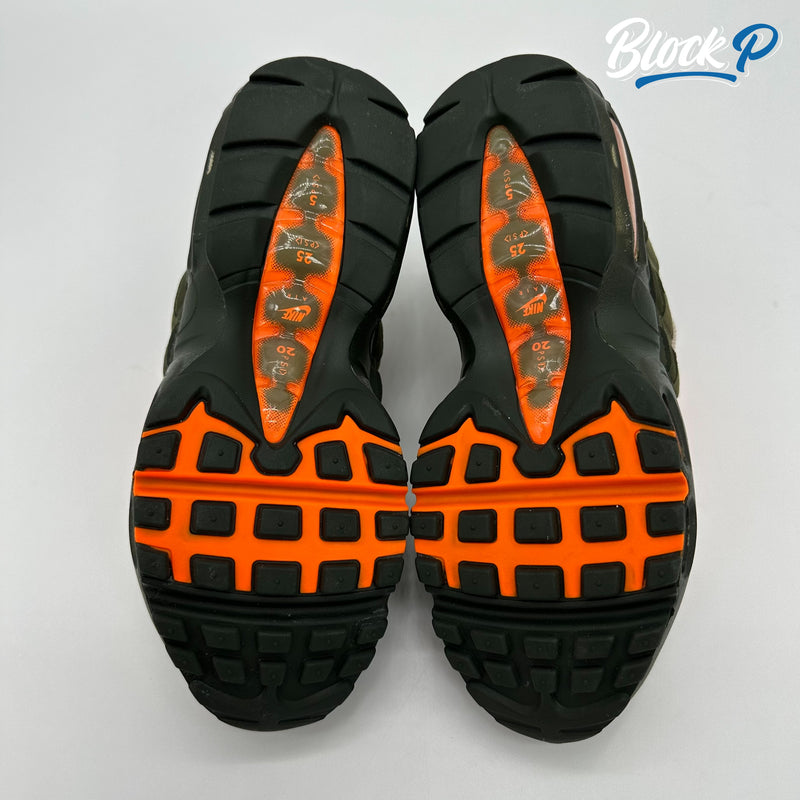 Olive and orange air max 95 cheap