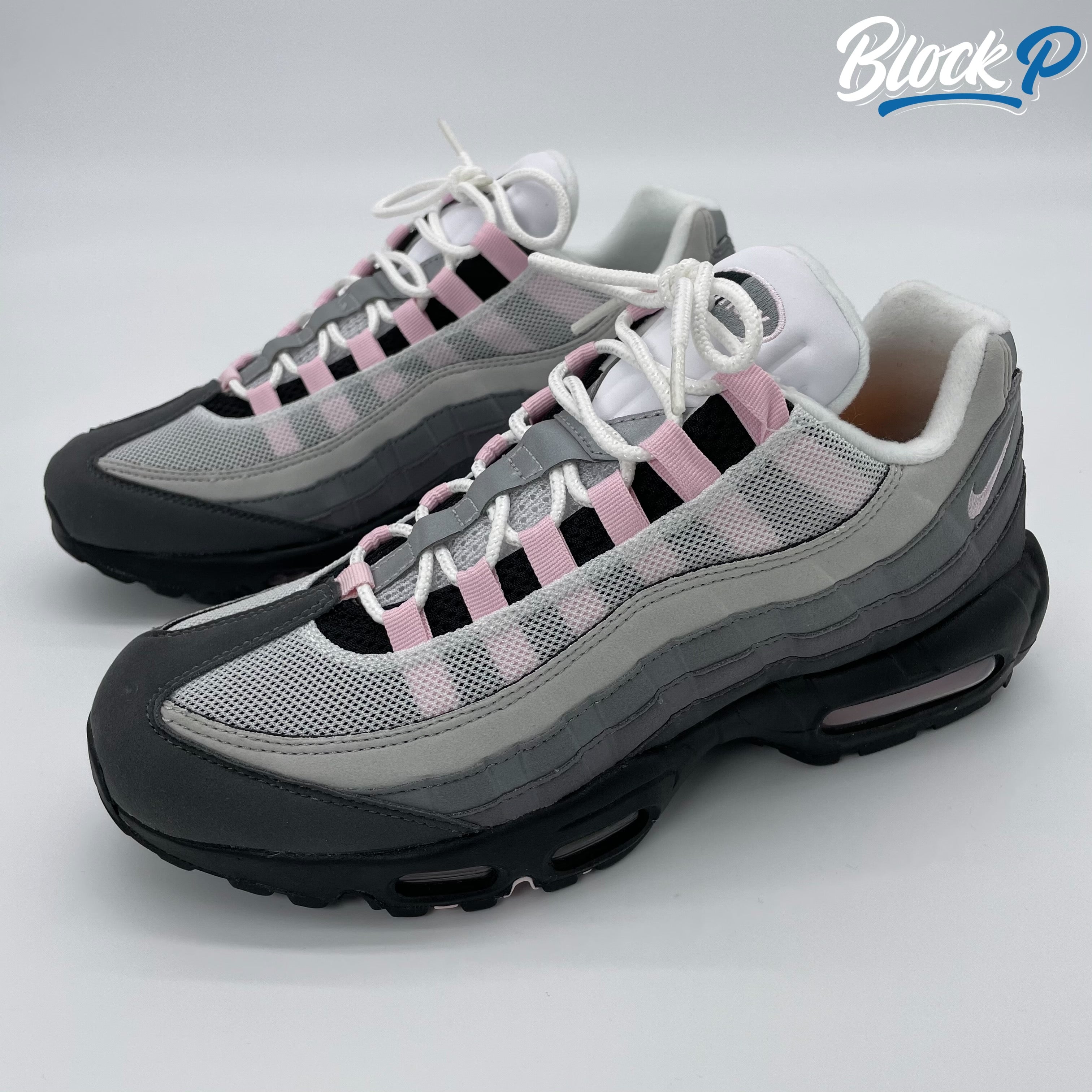 美品！Nike Air Max 95 \"Gunsmoke Pink Foam\" Nike Air Max 95 Premium 