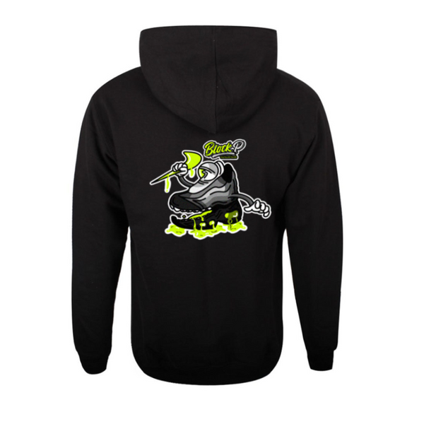 On my 2025 block hoodies