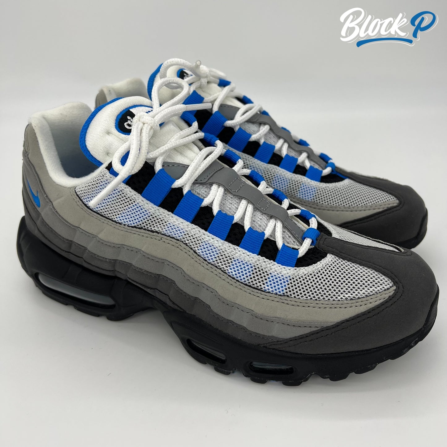 Nike Air Max 95 Crystal Blue. Available at BlockP Liverpool. 36 Renshaw Street L1 4EF. AT8696-100