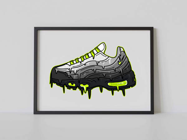 Air Max 95 Neon A3 Print Block P